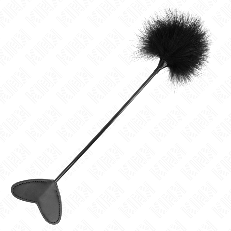 Kink - Piume Solletico Con Cuore Pagaia 31 Cm - KINK IMPACT & TOUCH - Fruste e Sculacciatori | erosidea.com