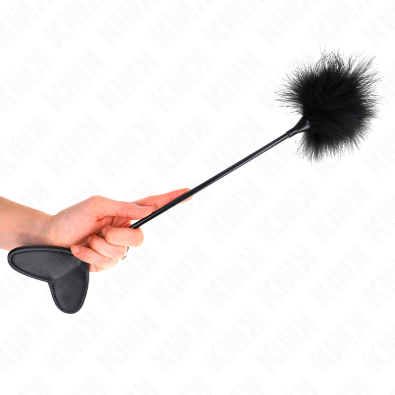 Kink - Piume Solletico Con Cuore Pagaia 31 Cm - KINK IMPACT & TOUCH - Fruste e Sculacciatori | erosidea.com
