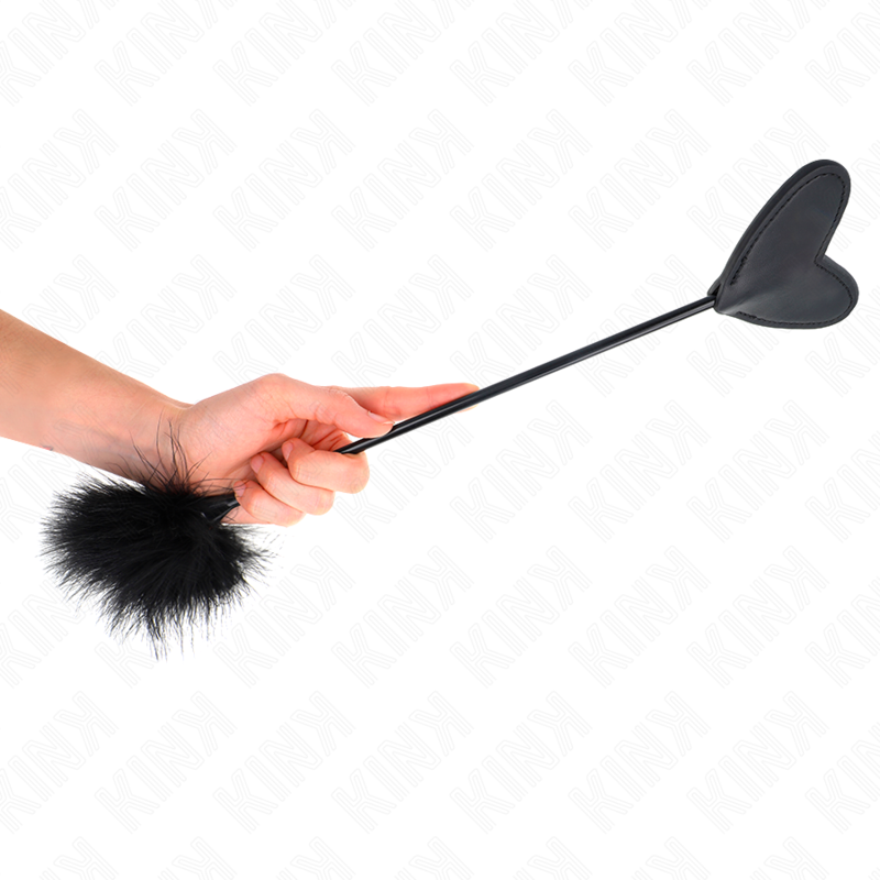 Kink - Piume Solletico Con Cuore Pagaia 31 Cm - KINK IMPACT & TOUCH - Fruste e Sculacciatori | erosidea.com