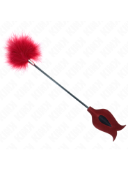 Kink - Piume Sollecitanti Con Pagaia A Forma Di Rosa 8 Cm - KINK IMPACT & TOUCH - Fruste e Sculacciatori | erosidea.com