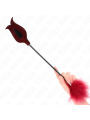 Kink - Piume Sollecitanti Con Pagaia A Forma Di Rosa 8 Cm - KINK IMPACT & TOUCH - Fruste e Sculacciatori | erosidea.com
