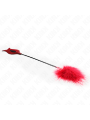 Kink - Piume Sollecitanti Con Pagaia A Forma Di Rosa 8 Cm - KINK IMPACT & TOUCH - Fruste e Sculacciatori | erosidea.com