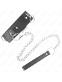 Kink - Collana Con Guinzaglio 65 Cm 3 Modello Anelli 2 Regolabile 36-43 Cm X 5 Cm - KINK COLLAR & GAG - Collari e Guinzagli | erosidea.com