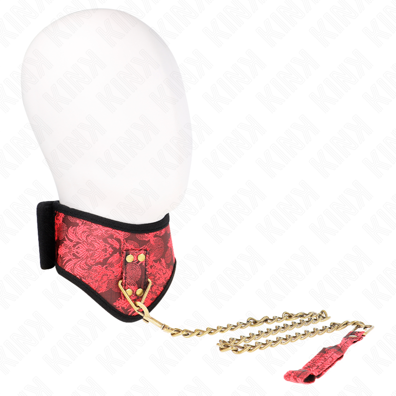 Kink - Collana Modello Scandalo Con Cinturino In Pizzo 75 Cm 44 X 10 Cm - KINK COLLAR & GAG - Bondage | erosidea.com