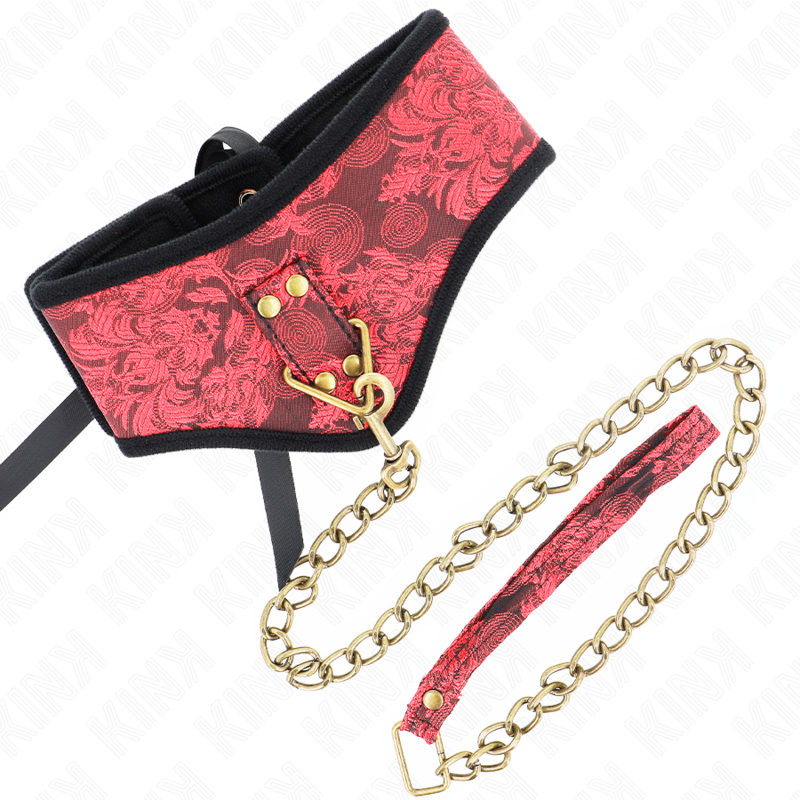 Kink - Collana Modello Scandalo Con Cinturino In Pizzo 75 Cm 44 X 10 Cm - KINK COLLAR & GAG - Bondage | erosidea.com