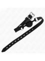 Kink - Bavaglio In Silicone Intero 55 X 2 Cm Con Sfera Da 4 Cm Misura S Nero Regolabile 35-51 Cm - KINK COLLAR & GAG - Ball Gag e Bavagli | erosidea.com