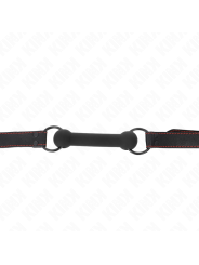 Kink - Bone Gag Con Cinturino In Similpelle Nero Regolabile 41-57 Cm - KINK COLLAR & GAG - Ball Gag e Bavagli | erosidea.com