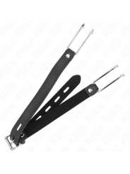 Kink - Gancio In Metallo 11.5 Cm Con Cinturino In Similpelle Regolabile 39-58 Cm X 2 Cm - KINK COLLAR & GAG - Bondage | erosidea.com
