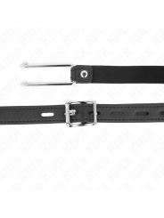 Kink - Gancio In Metallo 11.5 Cm Con Cinturino In Similpelle Regolabile 39-58 Cm X 2 Cm - KINK COLLAR & GAG - Bondage | erosidea.com