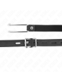 Kink - Gancio In Metallo 11.5 Cm Con Cinturino In Similpelle Regolabile 39-58 Cm X 2 Cm - KINK COLLAR & GAG - Bondage | erosidea.com