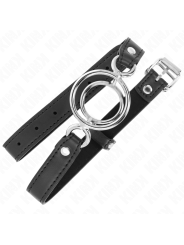 Kink - Bavaglio Con O-Ring Multipli 5 Cm Nero 63 X 25 Cm - KINK COLLAR & GAG - Ball Gag e Bavagli | erosidea.com