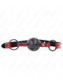 Kink - Palla In Similpelle Lucida 4.5 Cm Gag 63.5 X 2 Cm Regolabile 41 X 59 Cm - KINK COLLAR & GAG - Ball Gag e Bavagli | erosidea.com