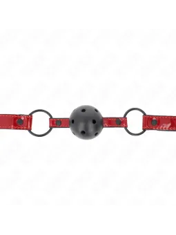 Kink - Palla Morbida In Tpe 4 Cm Modello Gag 1 66 X 25 Cm Regolabile 41-61 Cm - KINK COLLAR & GAG - Ball Gag e Bavagli | erosidea.com