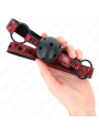 Kink - Palla In Similpelle Lucida 4.5 Cm Gag 63.5 X 2 Cm Regolabile 41 X 59 Cm - KINK COLLAR & GAG - Ball Gag e Bavagli | erosidea.com