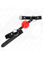 Kink - Palla Cava Dura Rossa 45 Cm Modello Gag 1 635 X 2 Cm - KINK COLLAR & GAG - Ball Gag e Bavagli | erosidea.com