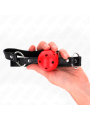 Kink - Palla Cava Dura Rossa 45 Cm Modello Gag 1 635 X 2 Cm - KINK COLLAR & GAG - Ball Gag e Bavagli | erosidea.com