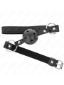 Kink - Sfera Cava Dura Nera 45 Cm Modello Gag 1 635 X 2 Cm - KINK COLLAR & GAG - Ball Gag e Bavagli | erosidea.com