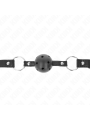 Kink - Sfera Cava Dura Nera 45 Cm Modello Gag 1 635 X 2 Cm - KINK COLLAR & GAG - Ball Gag e Bavagli | erosidea.com