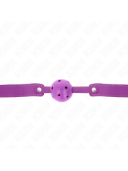 Kink - Palla Traspirante Viola 4.5 Cmgag 65 X 2.5 Cm - KINK COLLAR & GAG - Ball Gag e Bavagli | erosidea.com