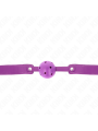 Kink - Palla Traspirante Viola 4.5 Cmgag 65 X 2.5 Cm - KINK COLLAR & GAG - Ball Gag e Bavagli | erosidea.com