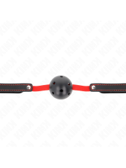 Kink - Bavaglio Hollow Hard Bocca 45 Cm Con Cintura Elastica 56 X 15 Cm - KINK COLLAR & GAG - Ball Gag e Bavagli | erosidea.com