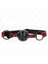 Kink - Palla Con Motivo A Diamanti 4.5 Cm Gag Modello 2 64.5 Cm Regolabile 42-60 Cm - KINK COLLAR & GAG - Ball Gag e Bavagli | erosidea.com