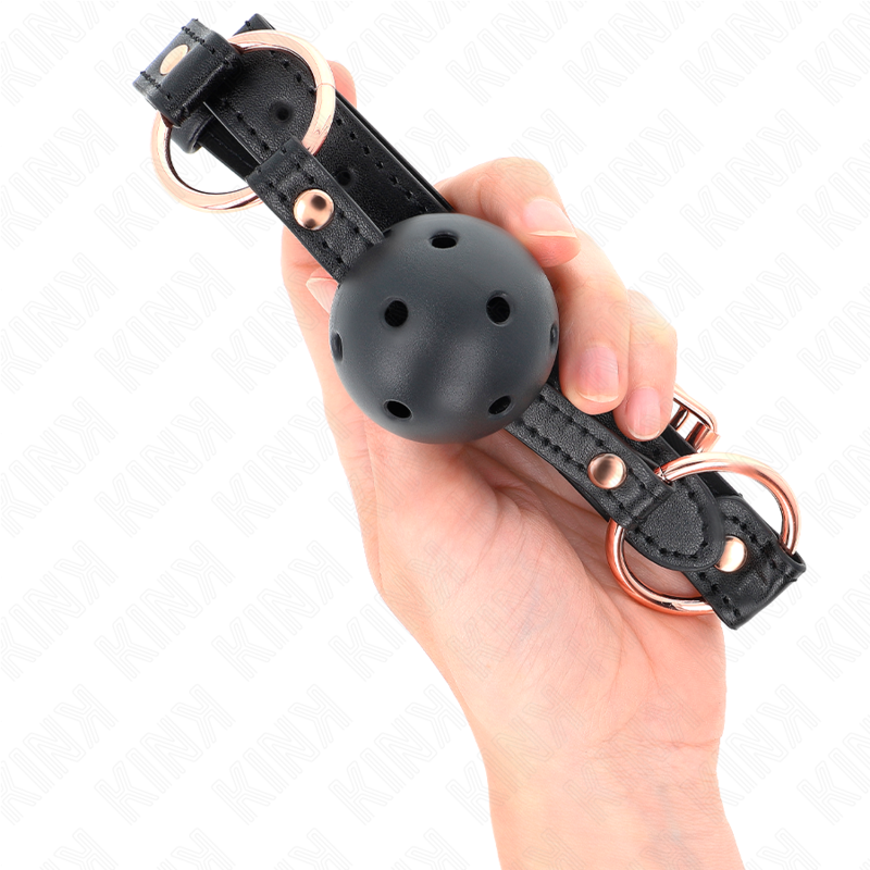 Kink - Palla Premium In Tpe 4 Cm Gag 60 X 2 Cm - KINK COLLAR & GAG - Ball Gag e Bavagli | erosidea.com