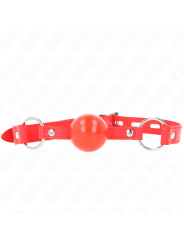 Kink - Balla In Tpe 4 Cm Con Serratura Rojo 60 X 2 Cm - KINK COLLAR & GAG - Bondage | erosidea.com