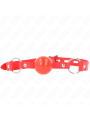 Kink - Balla In Tpe 4 Cm Con Serratura Rojo 60 X 2 Cm - KINK COLLAR & GAG - Bondage | erosidea.com