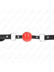 Kink - Palla In Tpe Rossa 4 Cm Gag 60 X 2 Cm - KINK COLLAR & GAG - Ball Gag e Bavagli | erosidea.com