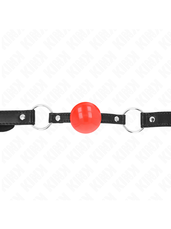 Kink - Palla In Tpe Rossa 4 Cm Gag 60 X 2 Cm - KINK COLLAR & GAG - Ball Gag e Bavagli | erosidea.com