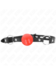 Kink - Palla In Tpe Rossa 4 Cm Gag 60 X 2 Cm - KINK COLLAR & GAG - Ball Gag e Bavagli | erosidea.com