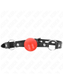 Kink - Palla In Tpe Rossa 4 Cm Gag 60 X 2 Cm - KINK COLLAR & GAG - Ball Gag e Bavagli | erosidea.com