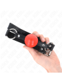 Kink - Palla In Tpe Rossa 4 Cm Gag 60 X 2 Cm - KINK COLLAR & GAG - Ball Gag e Bavagli | erosidea.com