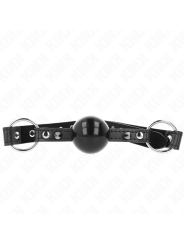Kink - Ball Gag 4 Cm Con Rivetto Punta E Chiusura A Scatto 65 X 2 Cm - KINK COLLAR & GAG - Ball Gag e Bavagli | erosidea.com