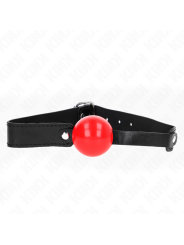 Kink - Palla Morbida In Tpe 4 Cm Modello Gag 1 66 X 25 Cm Regolabile 41-61 Cm - KINK COLLAR & GAG - Ball Gag e Bavagli | erosidea.com