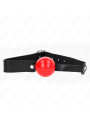 Kink - Palla Morbida In Tpe 4 Cm Modello Gag 1 66 X 25 Cm Regolabile 41-61 Cm - KINK COLLAR & GAG - Ball Gag e Bavagli | erosidea.com