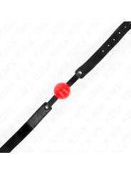 Kink - Palla Morbida In Tpe 4 Cm Modello Gag 1 66 X 25 Cm Regolabile 41-61 Cm - KINK COLLAR & GAG - Ball Gag e Bavagli | erosidea.com