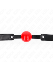 Kink - Palla Morbida In Tpe 4 Cm Modello Gag 1 66 X 25 Cm Regolabile 41-61 Cm - KINK COLLAR & GAG - Ball Gag e Bavagli | erosidea.com
