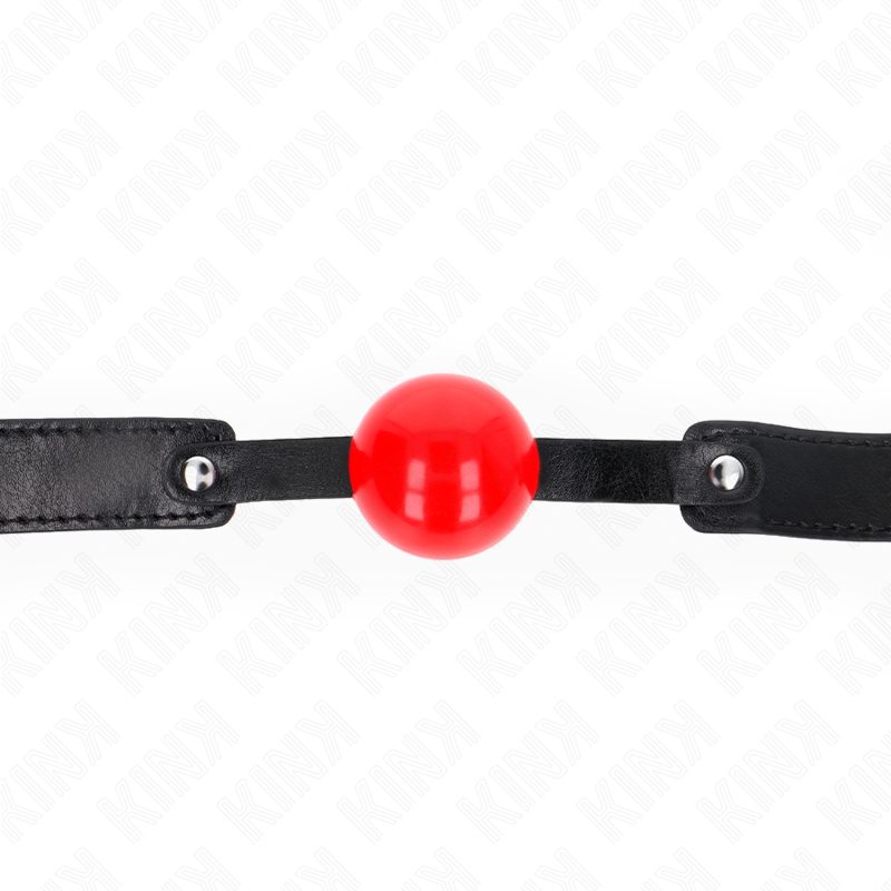 Kink - Palla Morbida In Tpe 4 Cm Modello Gag 1 66 X 25 Cm Regolabile 41-61 Cm - KINK COLLAR & GAG - Ball Gag e Bavagli | erosidea.com