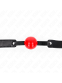 Kink - Palla Morbida In Tpe 4 Cm Modello Gag 1 66 X 25 Cm Regolabile 41-61 Cm - KINK COLLAR & GAG - Ball Gag e Bavagli | erosidea.com