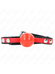 Kink - Palla Morbida In Tpe 4 Cm Modello Gag 4 60 X 2 Cm Regolabile 37-52 Cm - KINK COLLAR & GAG - Ball Gag e Bavagli | erosidea.com