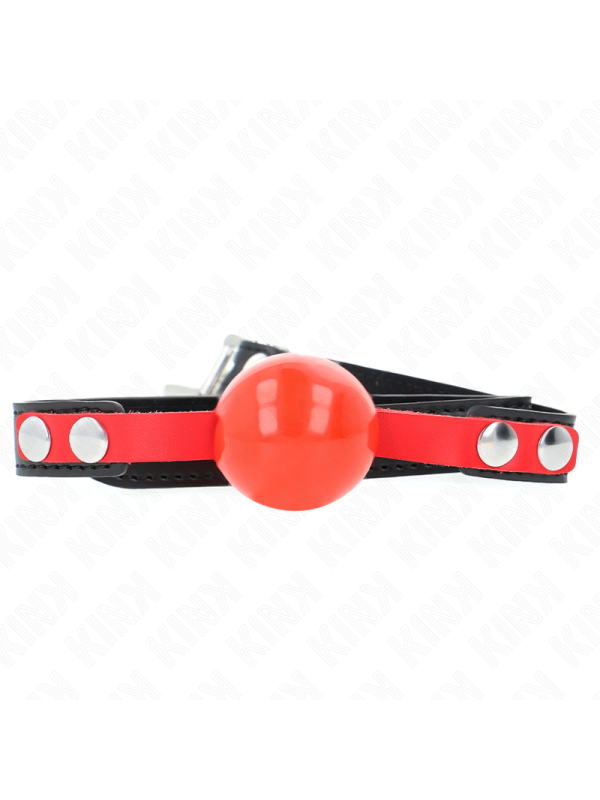 Kink - Palla Morbida In Tpe 4 Cm Modello Gag 4 60 X 2 Cm Regolabile 37-52 Cm - KINK COLLAR & GAG - Ball Gag e Bavagli | erosidea.com