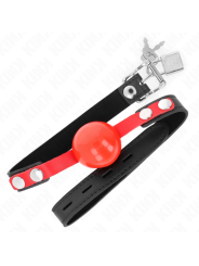 Kink - Palla Morbida In Tpe 4 Cm Modello Gag 4 60 X 2 Cm Regolabile 37-52 Cm - KINK COLLAR & GAG - Ball Gag e Bavagli | erosidea.com