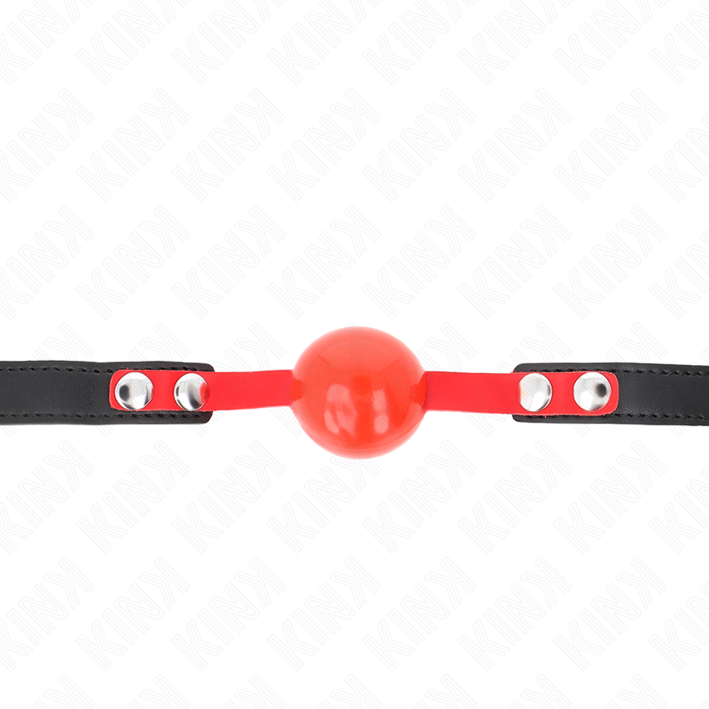 Kink - Palla Morbida In Tpe 4 Cm Modello Gag 4 60 X 2 Cm Regolabile 37-52 Cm - KINK COLLAR & GAG - Ball Gag e Bavagli | erosidea.com