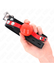 Kink - Palla Morbida In Tpe 4 Cm Modello Gag 4 60 X 2 Cm Regolabile 37-52 Cm - KINK COLLAR & GAG - Ball Gag e Bavagli | erosidea.com