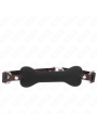 Kink - Osso Nero 12 Cm Bavaglio 63 X 2 Cm - KINK COLLAR & GAG - Ball Gag e Bavagli | erosidea.com