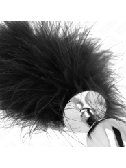 Kink - Plug Anale In Acciaio Inossidabile 11 X 7 Cm Con Piuma 11 Cm - KINK PLEASURE PLUGS - Plug e Catene Anali | erosidea.com