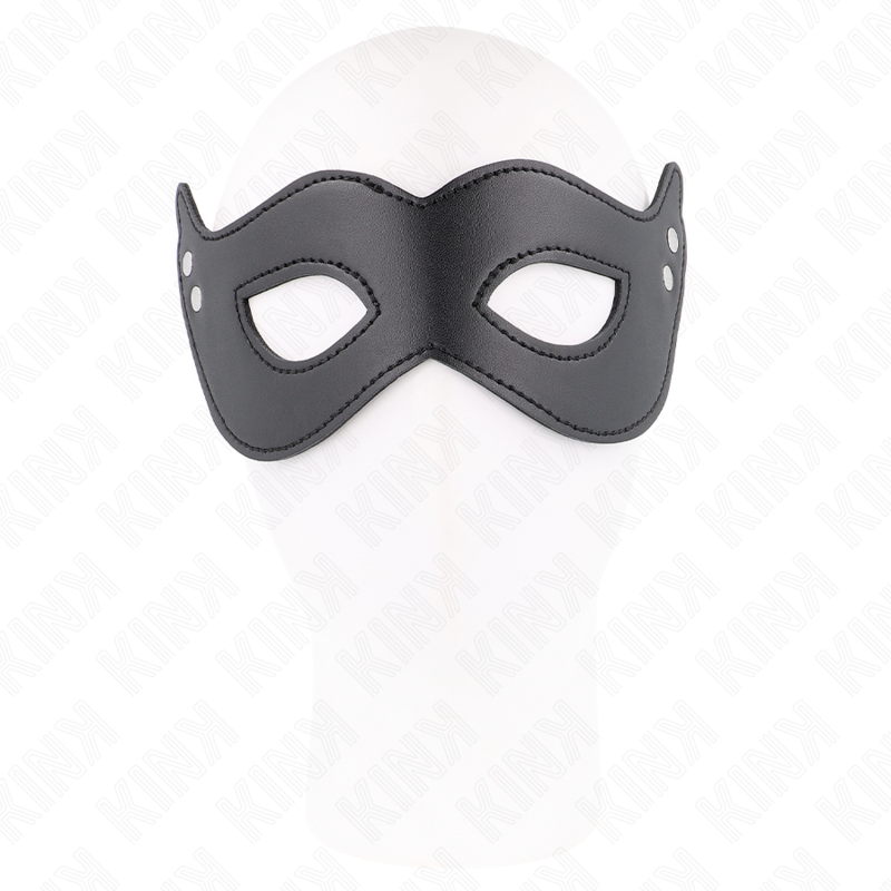 Kink - Maschera In Similpelle Con Rivetti Modello 1 26 X 8 Cm - KINK MASKED ALLURE - Maschere e Cappucci | erosidea.com