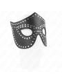 Kink - Maschera In Similpelle Con Rivetti Modello 2 30 X 12 Cm - KINK MASKED ALLURE - Maschere e Cappucci | erosidea.com